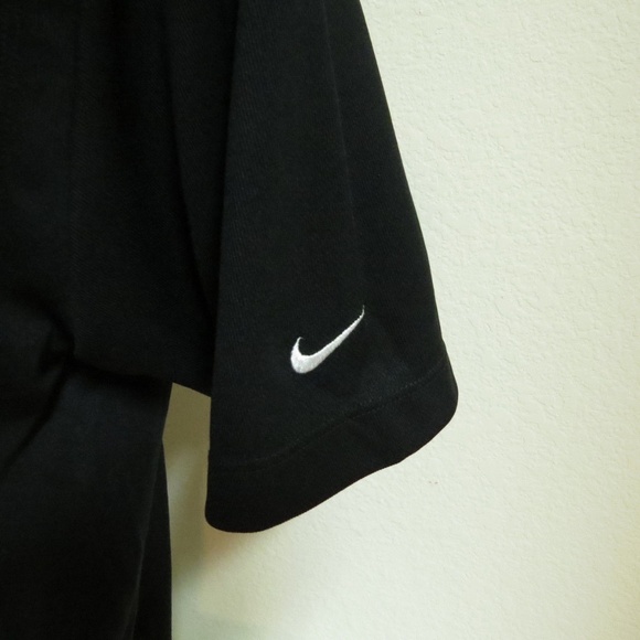 Large Black Nike Philadelphia Eagles Mens 84A Polo - Picture 3 of 8